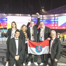 Drei Schüler der FBS kämpften bei den WorldSkills in AbuDhabi um die Goldmedaille