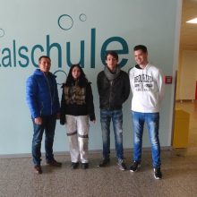 Fachschüler gestalten Pausenhalle der Lüdertalschule neu