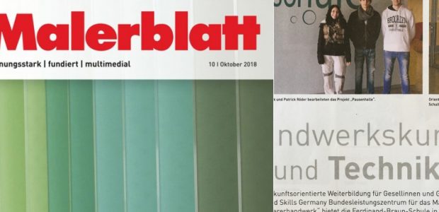 FBS im „Malerblatt“: Handwerkskunst und Technik