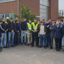 Lernende der Ferdinand-Braun-Schule „unter Höchstspannung“