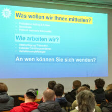 Extremismusprävention des PP Osthessen an der Ferdinand-Braun-Schule 
