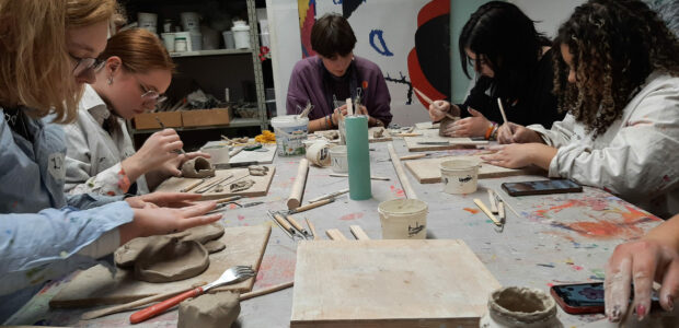 FOS Gestaltung der Fuldaer FBS auch in Frankfurt am Main kreativ!