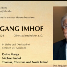 Die Schulgemeinde der Ferdinand-Braun-Schule trauert um ihren langjährigen, ehemaligen Schulleiter